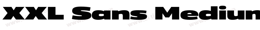 XXL Sans Medium字体转换